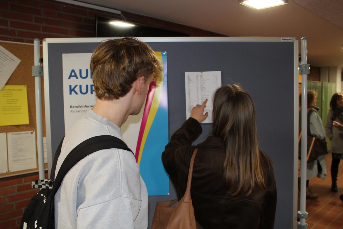 Besucher des Berufsinformationsabends