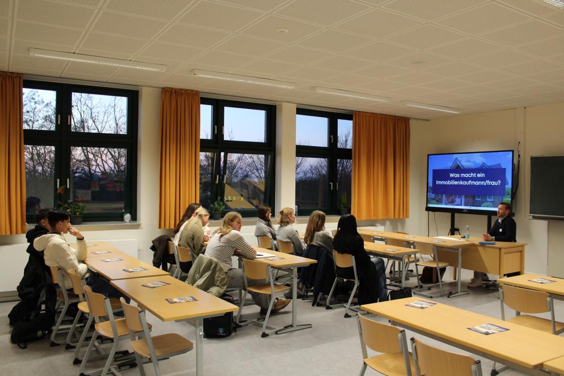 Gespräche am Berufsinformationsabend