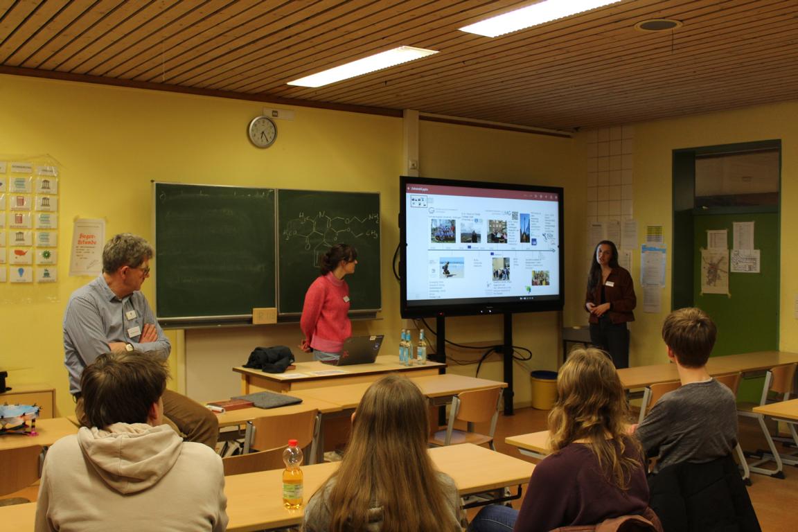 Gespräche am Berufsinformationsabend