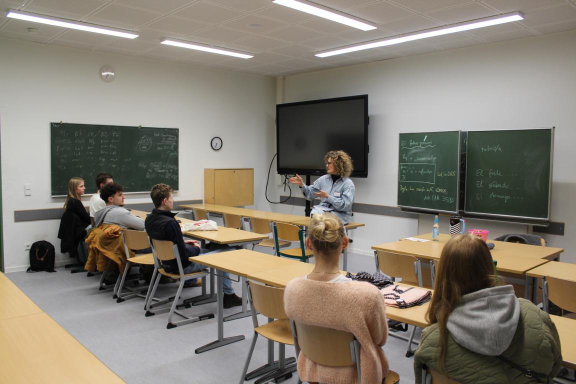 Gespräche am Berufsinformationsabend